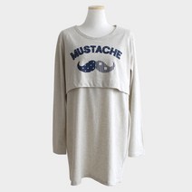 마더라이크 F.긴팔덮개콧수염수유티