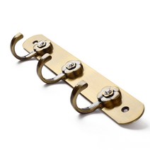 [철물바다] 옷걸이 모음 치마걸이 바지걸이 다용도걸이, 엔틱꽃3단걸이, 1개