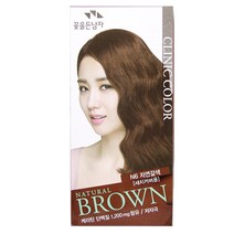 꽃을든남자 크리닉 염색약, N6 자연갈색, 1개