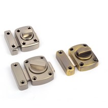 [철물바다] 스텐 실외고리 오도시 잠금쇠 잠금장치, 고급여닫이잠금쇠(대 실버), (1개당)