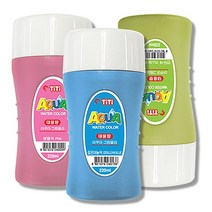 티티경인 아쿠아 220ml 대용량 물감 유아물감, $SRA_티티아쿠아 220ml : 파랑색, 1개