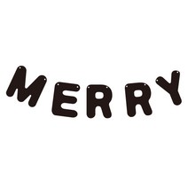 e베이비랜드 블랙 펠트가랜드SET, MERRY, 1개