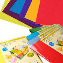 종이문화 색상지 씨플레인 4절, $CP3_no.48 빨강색, 10장