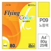 (9807300) 플라잉칼라 A4 P34 25매 80g