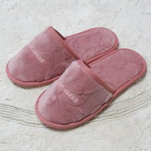 하나리빙 초극세사 코지 거실화/털슬리퍼 실내슬리퍼, 핑크