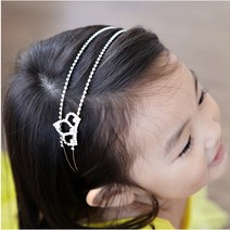 발레랑 큐빅왕관 헤어밴드 악세사리