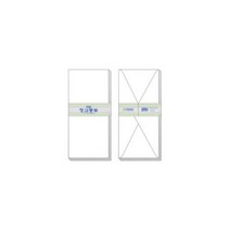 이화 명진 홍익 화신) 장교봉투 (제조사랜덤) 일반/편지지 봉투, 중(205*98MM), 백색