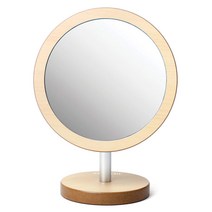 토탈하우스 우드 원형 탁상거울 HM-463, 우드-원형-탁상거울-HM-463