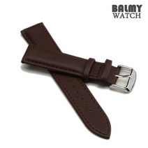 바미샵 민무늬 천연 소가죽 시계줄 브라운 블랙