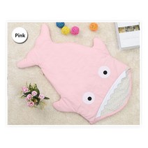 핀란디나베이비 상어 겉싸개 낮잠이불 보낭/슬리핑백, 5. Pink(핑크)