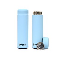 FORES 더블월 텀블러, 라이트블루, 500ml
