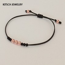 키치쥬얼리 925 Silver 실버 라운드볼 은 매듭팔찌 은팔찌