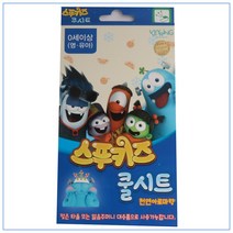인터팜아울렛 스푸키즈 쿨시트 영유아용 열냉각시트 해열시트, 3개, 6매입
