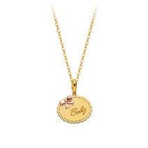 코지쥬얼리 14k 18k 버블베이비 미아방지 목걸이, 18k 3푼체인 38cm