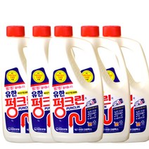 유한양행 펑크린 배수구 세정제, 1L, 5개