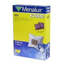 메나룩스 AEG 청소기 먼지봉투 K1000, 1개, K1000(4매입)