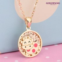 골드팡 14k 18k 미아방지 소띠 목걸이 여성골드(옐로우골드)