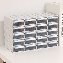 쇼팜 국산 조립식20칸 투명수납함, 1개