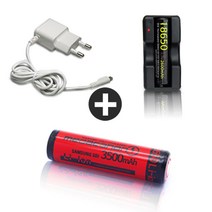[메가캐논] MEGACANON INR18650-35E, MEGACANON 3500 (돌출형), +Li-1700(1구)+KP-5012MU 1.2A