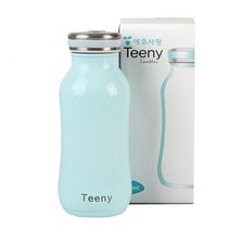 제이앤에스 보온보냉슬림, 블루, 350ml