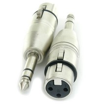 더블스피드 XLR 마이크 연결 변환 젠더 캐논잭, AH0003