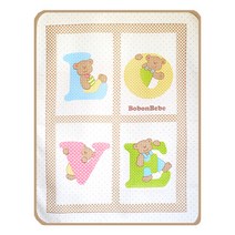 미니방수요 신생아 미니 방수패드, 러브베어