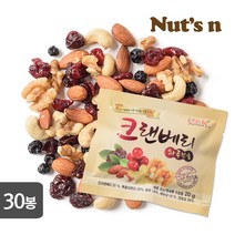 넛츠앤 크랜베리20 30봉 실속형, 20g