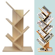 삼오레포츠 5Layer슬라이드책장 인테리어책장 책꽂이 수납 책장, 슬라이드책장 네추럴브라운