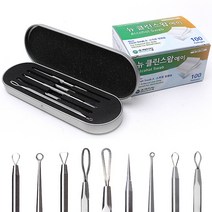 Bmk B-tools 여드름 압출기 10종 + 알콜솜100매 set 피지압출기, 1개