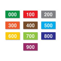 숫자띠라벨-DLS2/도서관 도서분류 숫자 스티커, 1장, 400