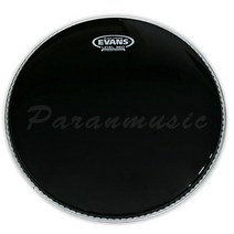 Evans Black Chrome 탐 상단 헤드, TT16CHR