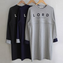 마더라이크 T.LORD소매배색수유롱티- 면 수유티 빅사이즈 수유복 예쁜