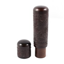 꾹앤락 국산 벽조목 도장, 개인인장, 02 벽조목 문양 봉황