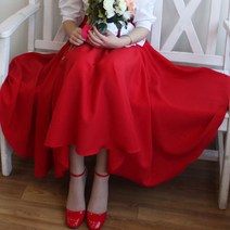 탑샤인 페일 롱스커트 플레어스커트 정장치마 오피스룩 결혼식하객패션