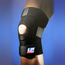 엘피 양면이 개방된 무릎 보호대 LP-758 블랙, 1색