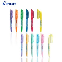 파이롯트 프릭션 라이트 지워지는 형광펜 Frixion, 소프트핑크