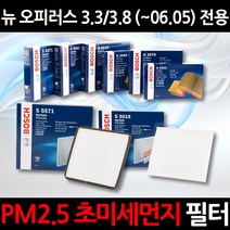 무료배송/뉴오피러스 3.3 / 3.8(~06.05)/정품 보쉬 에어컨필터/초미세먼지 제거, 1세트, 560