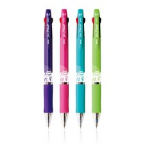 [자바] 제트3볼 0.5mm 3색볼펜 유성펜 1개입, $MVS_제트3볼 0.5mm - 보라