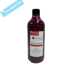 HP프린터 무한잉크 HP복합기 리필잉크 오피스젯무한잉크 대용량, 안료대용량빨강잉크 500ml, 1통