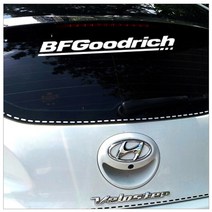 [지현카닷컴] 자동차 스티커 - BF GOODRICH, 반사회색, 1개