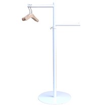 코코디피 ㄱ자 기역자 옷가게 의류매장용 행거 옷걸이 헹거 철재 엘보 행가 옷거리, (하단 옵션 제품)수도관행거 브론즈 붓칠