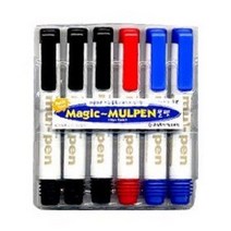 에코로직) 마지막생산 한정판매 물펜 MUL PEN, 청색, 1개