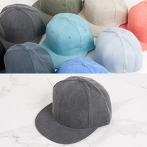 MAC 무지 파스텔 숏챙 스냅백