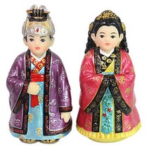 (신)중형 민속인형 왕과 왕비(고려)