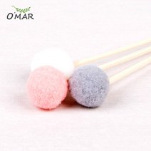 오마르 폼폼이스틱 디퓨저리드/디퓨저재료, 그레이, 1개