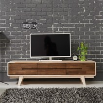 다올퍼니 북유럽 원목 TV 거실장 티비다이 높은 티비장 TV장 TV다이 티비대 TV대 모던 심플 인테리어 이사선물 집들이선물 인테리어선물, B-2 1500 서랍형 거실장 - 워시