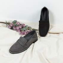 홍대언니 띠장식 스웨이드 로퍼 단화 TO1007 (2.5cm)