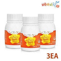 베이비락 new 황금별 씹어먹는 생유산균 60정 (츄어블형) 유산균 프로바이오틱스, 3개, 1200mg