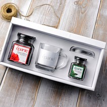 에빠니 허브차 필터컵 선물세트 1호, 1박스, 유기농허브차2종(큰병+작은병)+필터컵(1개)+쇼핑백