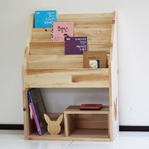 양지가구 원목잡지꽂이 전면책꽂이 DIY 책장 정리선반 진열장 틈새책장 책꽂이 공간정리 파스텔색 소품정리 책정리 동화책, 원목 전면책꽂이4단600 삼나무